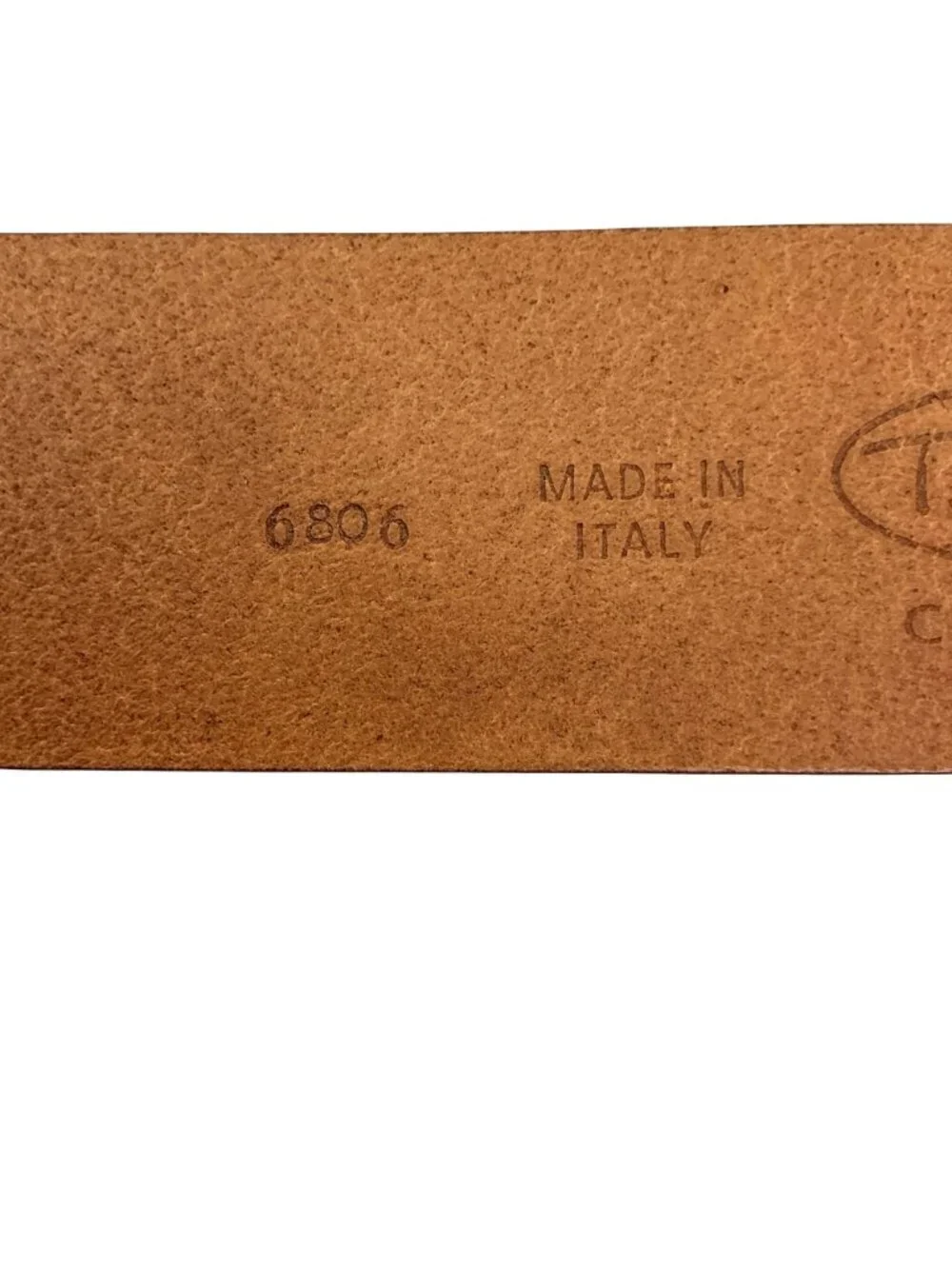 Talbots Italian Genuine Leather Belt Silver Buckle Womens Large Brown
